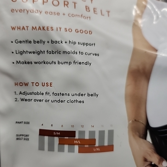 Maternity Support Belt - Isabel Maternity by Ingrid & Isabel Black S/M - Picture 6 of 7